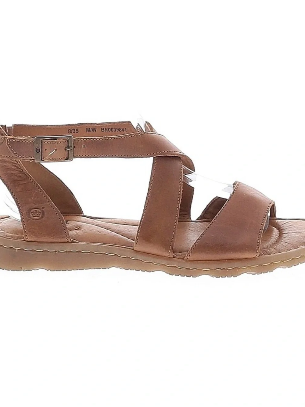 Born Brown Leather Strappy Sandals